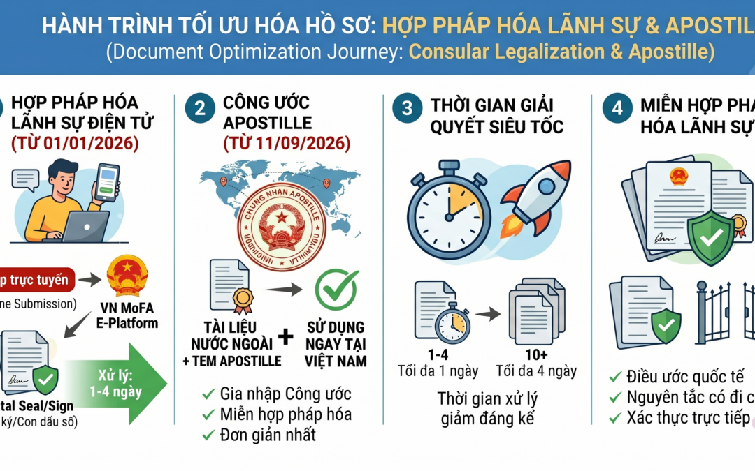  MỘT SỐ VẤN ĐỀ PHÁP LÝ CẦN BIẾT VỀ HỢP PHÁP HÓA LÃNH SỰ TÀI LIỆU NƯỚC NGOÀI SỬ DỤNG TẠI VIỆT NAM